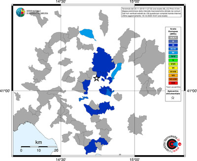 Mappa EMS - territori comuni