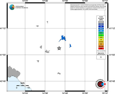 Mappa EMS - territori località