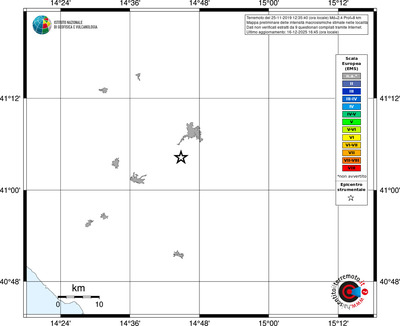 Mappa EMS - territori località