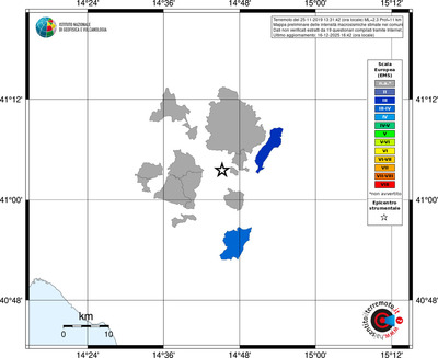 Mappa EMS - territori comuni