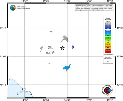 Mappa MCS - territori località