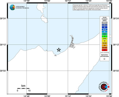 Mappa EMS - territori località