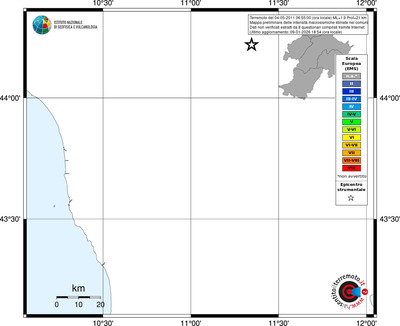 Mappa EMS - territori comuni
