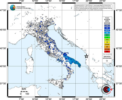 Mappa EMS - territori comuni