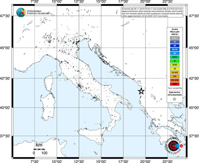 Mappa MCS - territori delle località