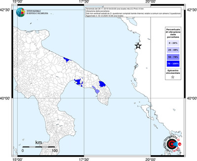 Mappa territorio comunale con almeno 3 questionari