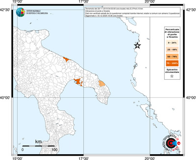 Mappa territorio comunale con almeno 3 questionari