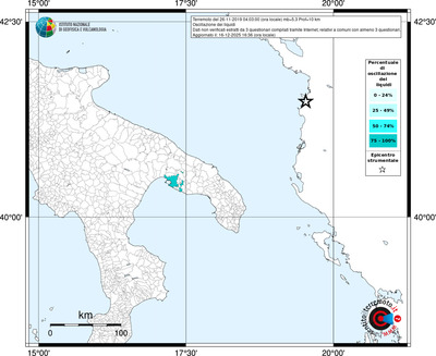 Mappa territorio comunale con almeno 3 questionari