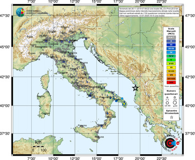 Mappa MCS - località