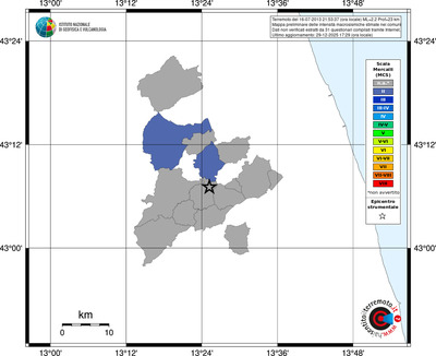 Mappa MCS - territori comuni