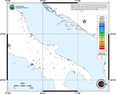 Mappa MCS - territori delle località