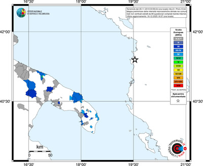 Mappa EMS - territori comuni