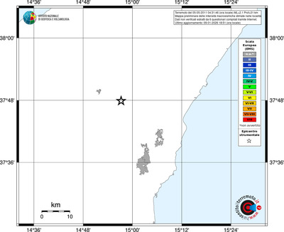 Mappa EMS - territori località