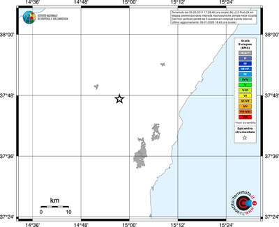 Mappa EMS - territori località