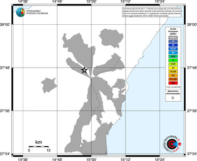 Mappa EMS - territori comuni