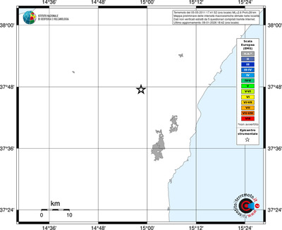 Mappa EMS - territori località