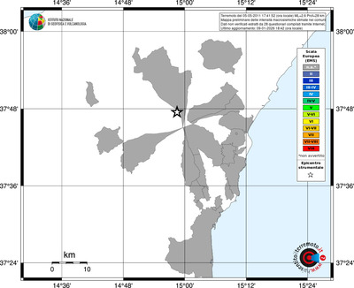 Mappa EMS - territori comuni