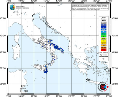 Mappa EMS - territori comuni