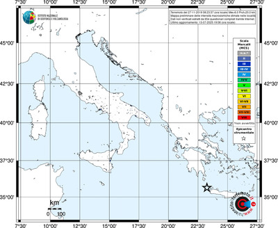 Mappa MCS - territori delle località