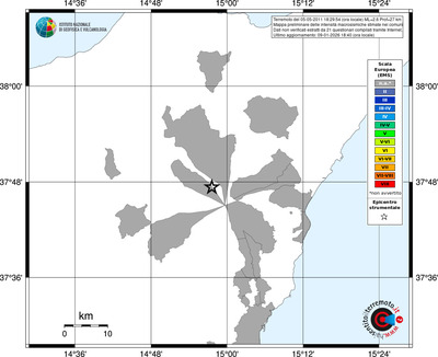 Mappa EMS - territori comuni