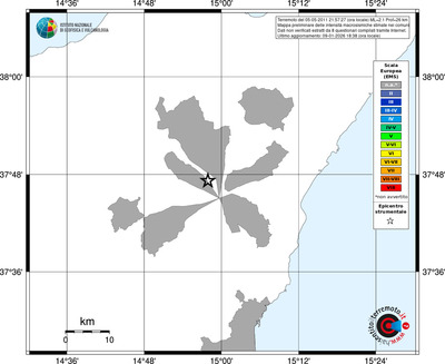 Mappa EMS - territori comuni