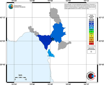 Mappa EMS - territori comuni