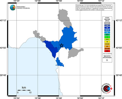 Mappa MCS - territori comuni