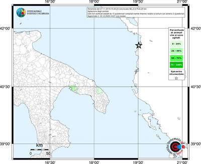 Mappa territorio comunale con almeno 3 questionari