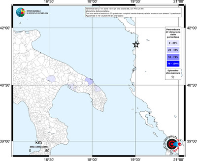 Mappa territorio comunale con almeno 3 questionari