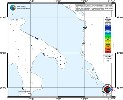 Mappa EMS - territori località