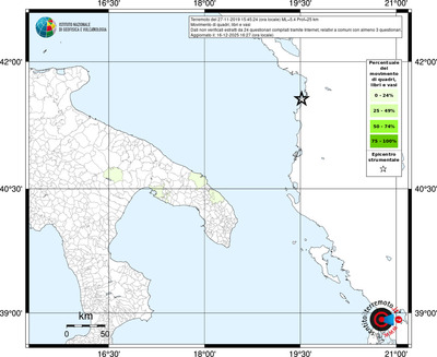 Mappa territorio comunale con almeno 3 questionari