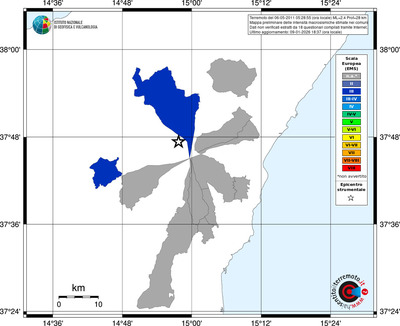 Mappa EMS - territori comuni