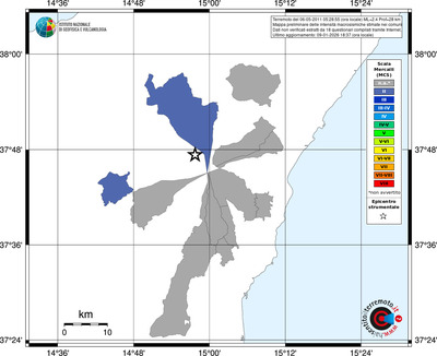 Mappa MCS - territori comuni