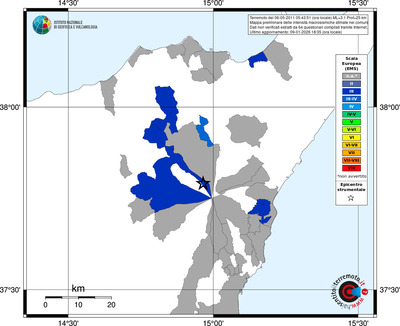 Mappa EMS - territori comuni