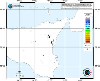 Mappa EMS - territori località