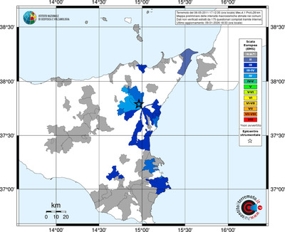 Mappa EMS - territori comuni