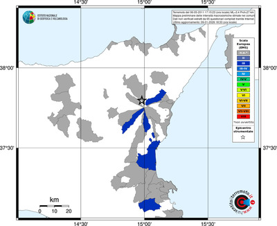 Mappa EMS - territori comuni