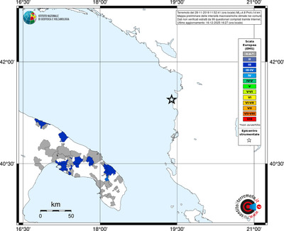Mappa EMS - territori comuni