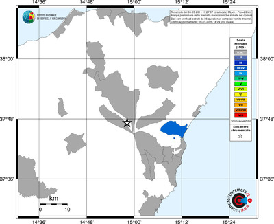 Mappa MCS - territori comuni