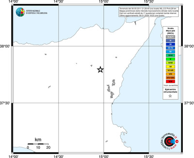 Mappa MCS - territori località