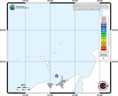 Mappa EMS - territori comuni
