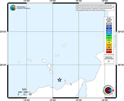 Mappa EMS - territori località