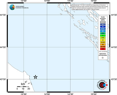 Mappa EMS - territori località