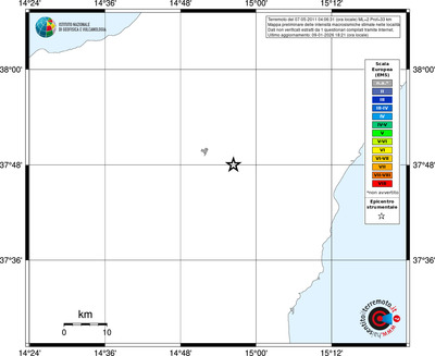 Mappa EMS - territori località
