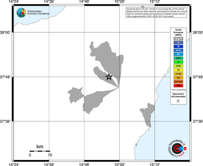Mappa EMS - territori comuni