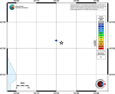 Mappa EMS - territori località