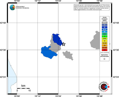 Mappa EMS - territori comuni