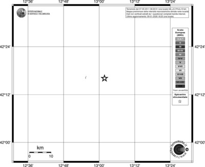 Mappa EMS - territori località