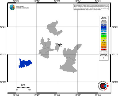 Mappa MCS - territori comuni