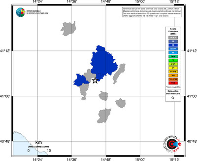 Mappa EMS - territori comuni